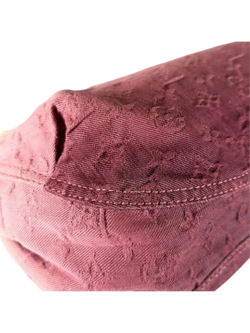 Louis Vuitton Sunray Handbag Monogram Denim Pink